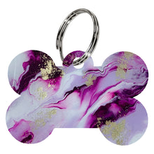 Cargar imagen en el visor de la galería, LAVANDA MARBLE PET TAG