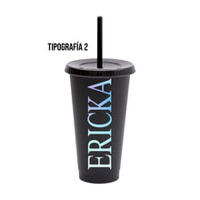 Cargar imagen en el visor de la galería, VASO NEGRO TORNASOL