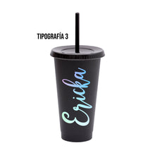 Cargar imagen en el visor de la galería, VASO NEGRO TORNASOL