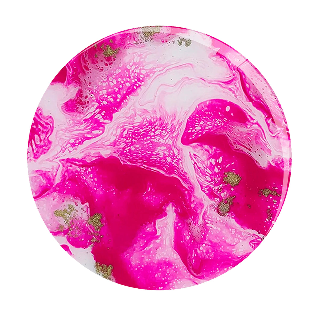 NEON PINK MARBLE HOLDER