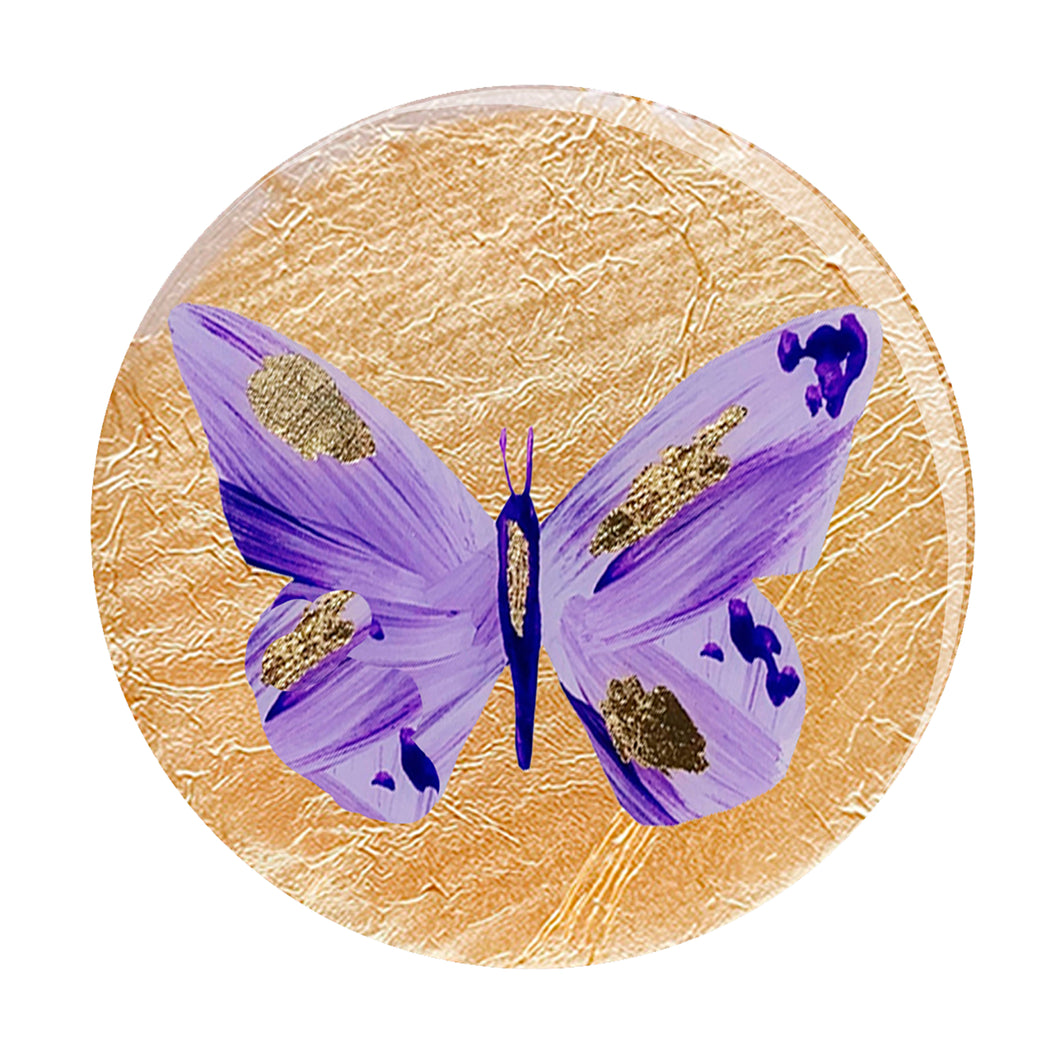 BUTTERFLY PURPLE HOLDER