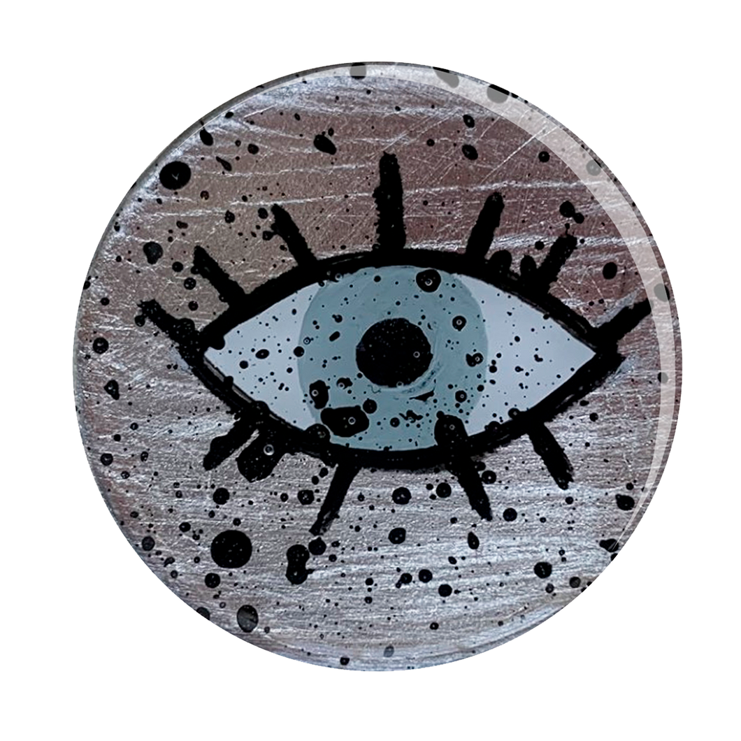 SILVER CRAZY EYE HOLDER